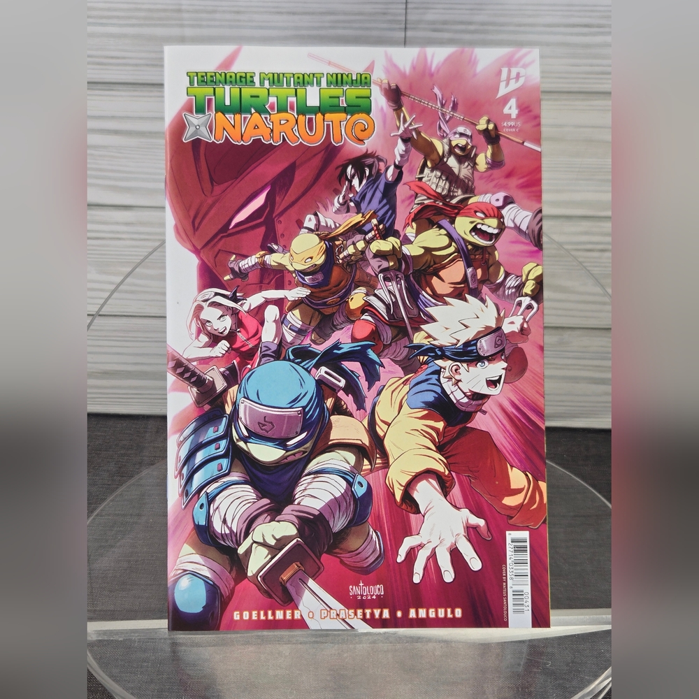 Teenage Mutant Ninja Turtles x Naruto #4B (2025) IDW, Viz Media, Hendry Prasetya